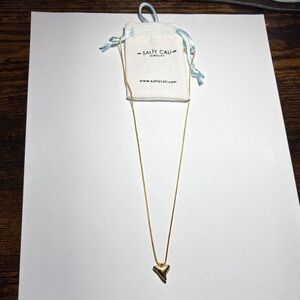 Gold Shark Tooth Necklace